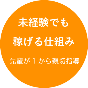 未経験でも稼げる仕組み